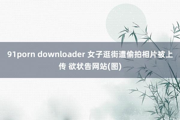 91porn downloader 女子逛街遭偷拍相片被上传 欲状告网站(图)